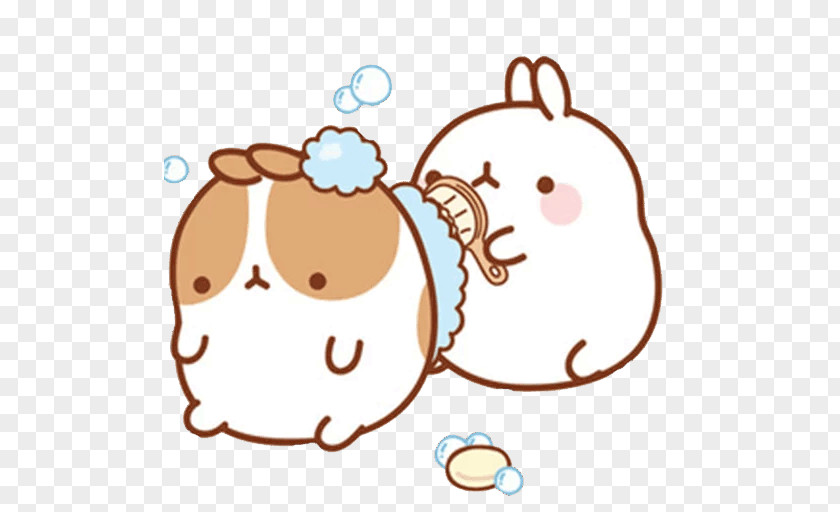 Rabbit Molang Loves (Molang) Drawing Character PNG