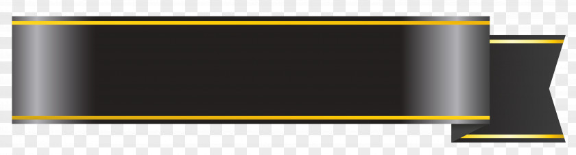 Banner Brand Rectangle Yellow PNG