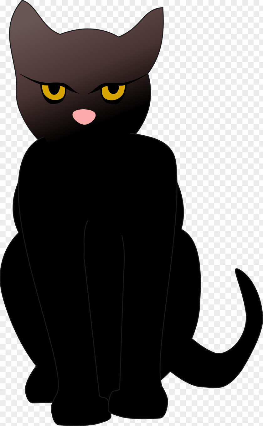 Cat Black Kitten Clip Art PNG