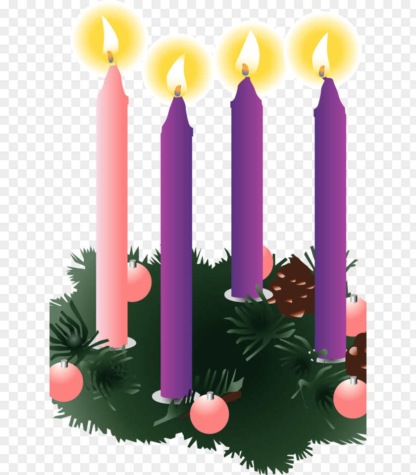 First Sunday Advent Clip Art Wreath Candle PNG