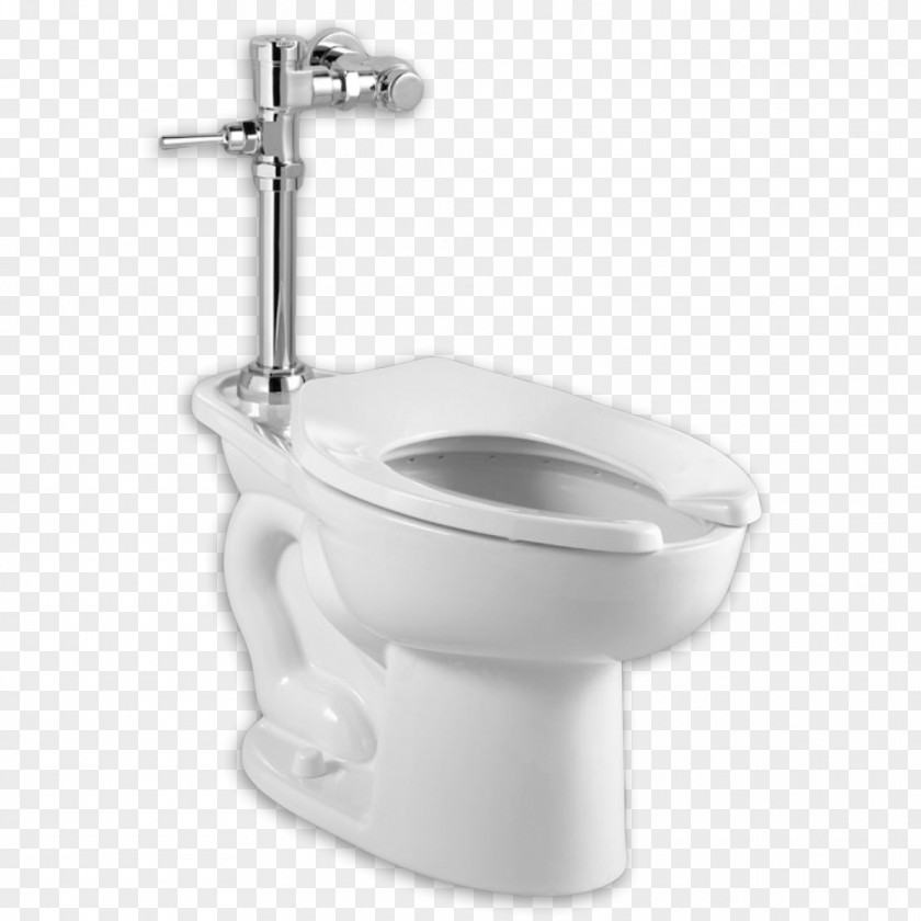 Toilet Bowl Flush American Standard Brands Flushometer Bathroom PNG
