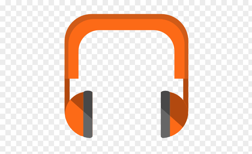 Angle Text Brand PNG text brand, Media play music, orange headset illustration clipart PNG