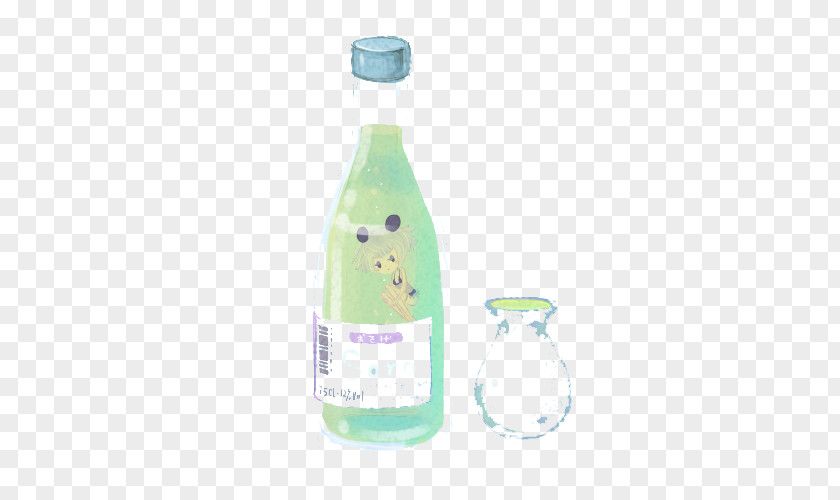 Cartoon Water Bottle PNG