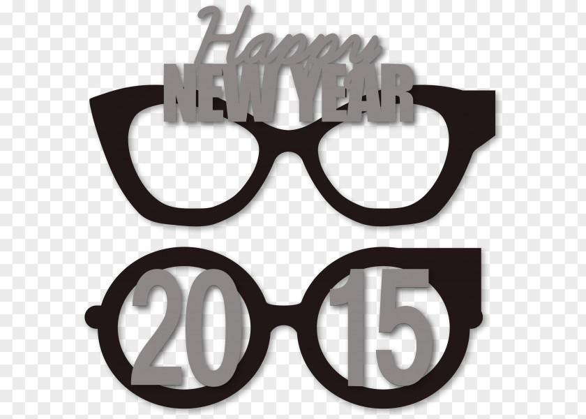 Glasses New Year's Clip Art Eve PNG