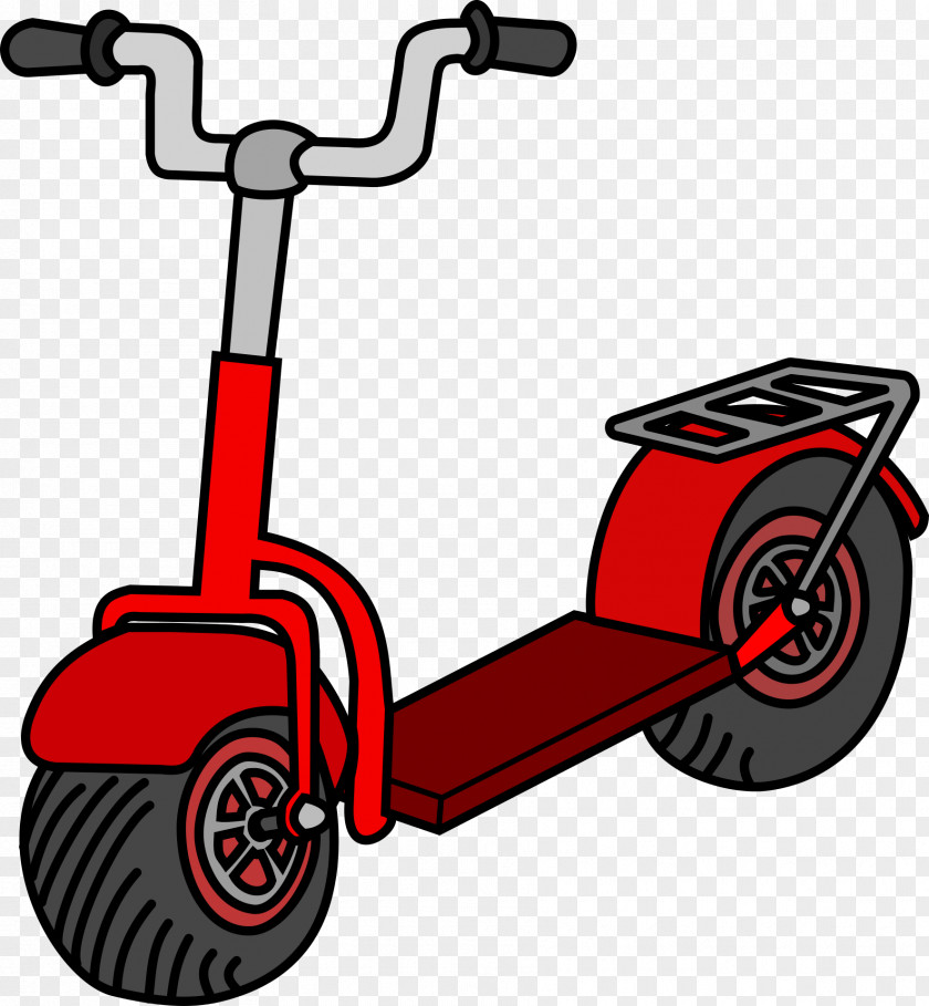Scooter Kick Clip Art Electric Vehicle Openclipart PNG