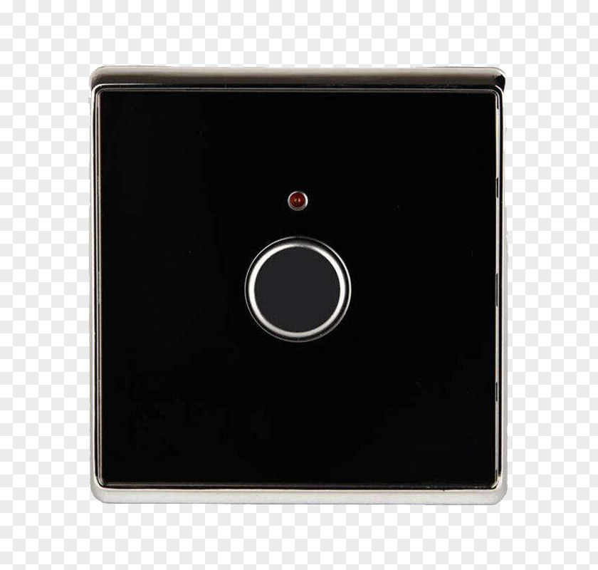 Black Crystal Mirror Switch Panel Electronics Multimedia PNG