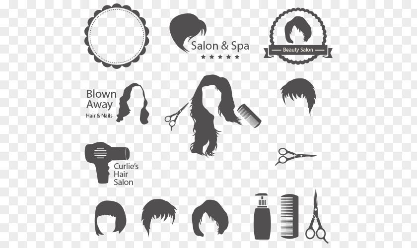 Hair Vector Beauty Parlour Hairdresser Hairstyle Clip Art PNG