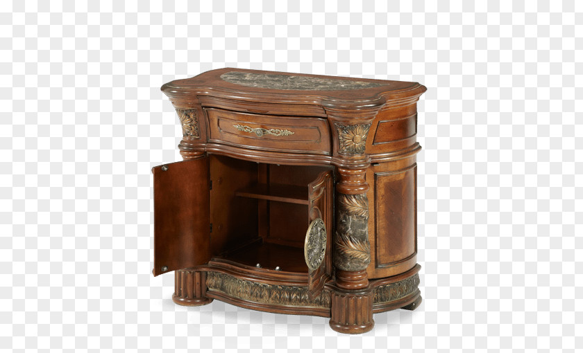 Table Bedside Tables Bedroom Furniture Sets Villa Valencia Dining Room PNG