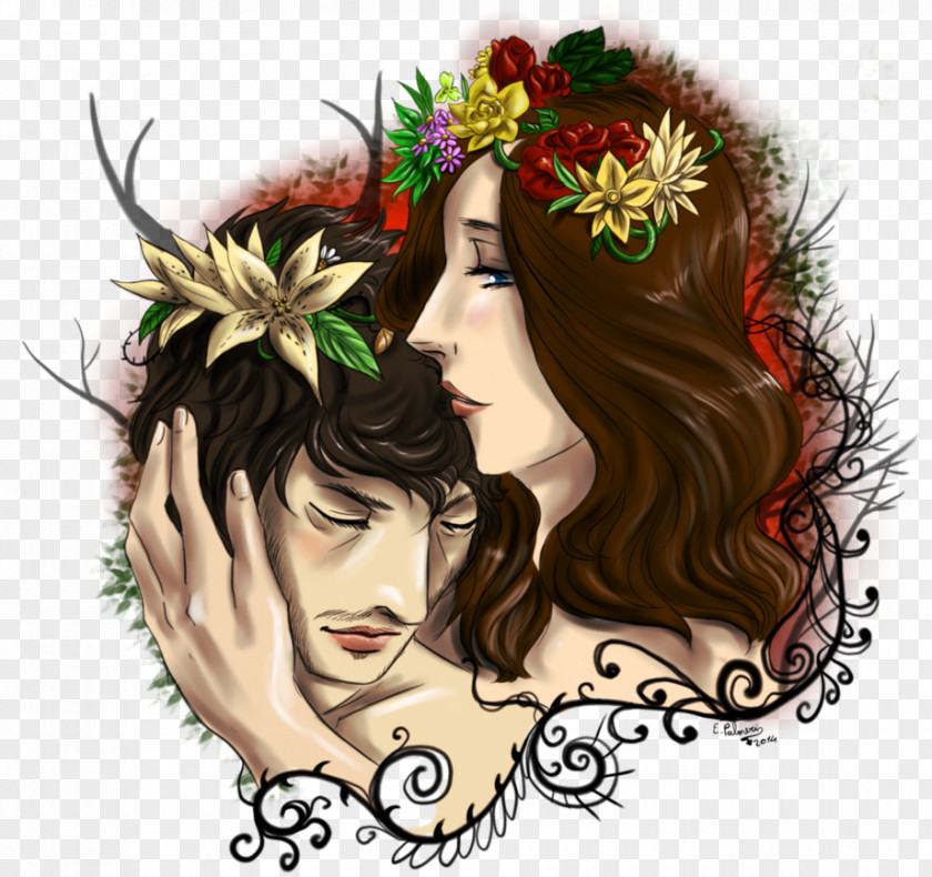 Design Floral Character Fiction PNG