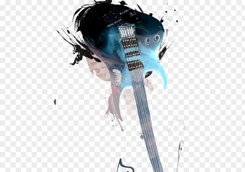 Electric Guitar Poster PNG