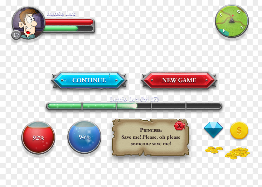 Game Buttons Button Flat Design Graphical User Interface PNG