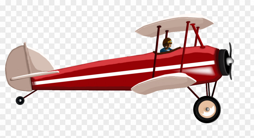 Plane Man Biplane Airplane Fixed-wing Aircraft Flight PNG