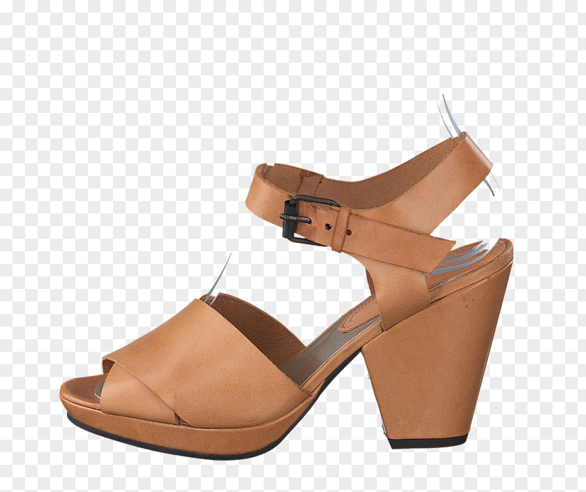 Sandal High-heeled Shoe Court Brown PNG