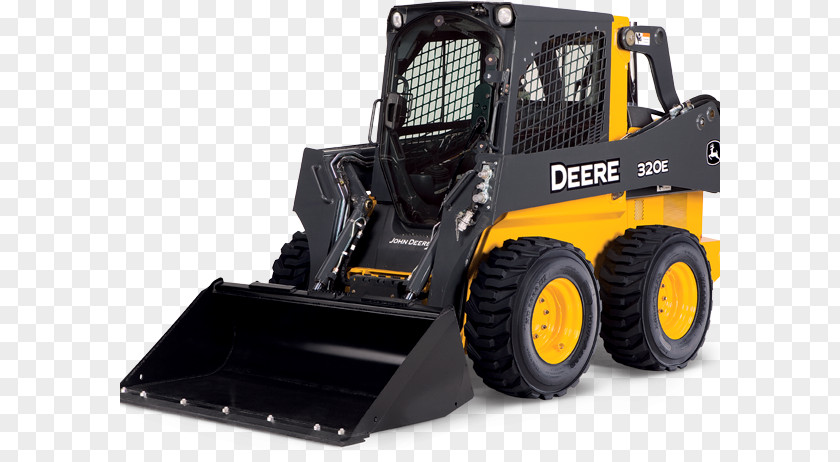 Skid Steer John Deere Skid-steer Loader Tracked Heavy Machinery PNG