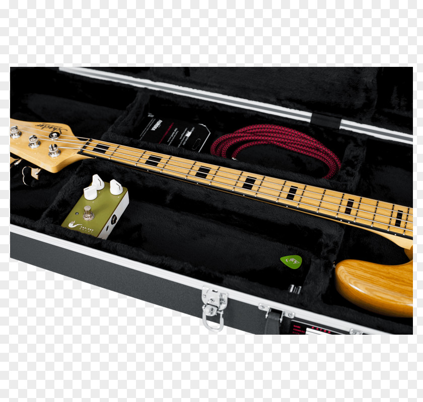 Bass Guitar Gator Cases Deluxe ABS Case (Plastic) Electric Musical Instruments PNG