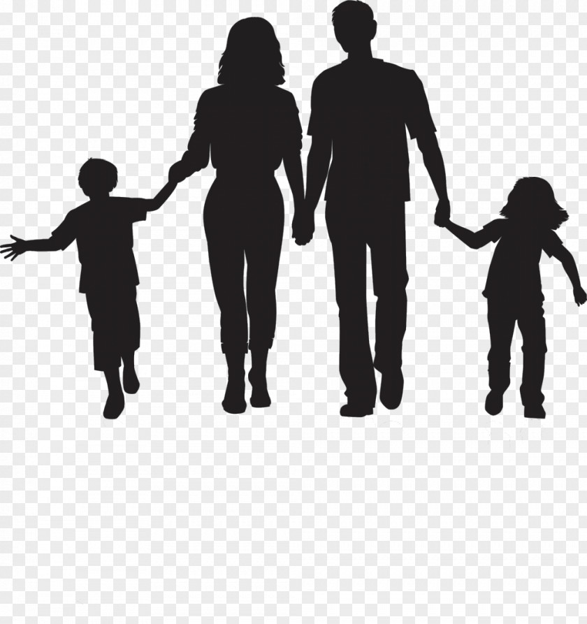 Family Day Silhouette Clip Art PNG