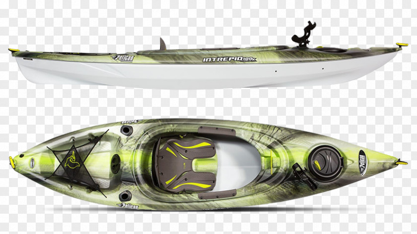 Fishing Kayak Pelican International Intrepid 100X Angler Angling Products PNG
