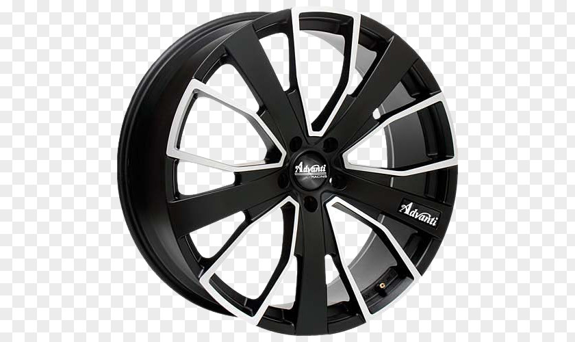 Radial Ray Car Alloy Wheel Tire Rim PNG