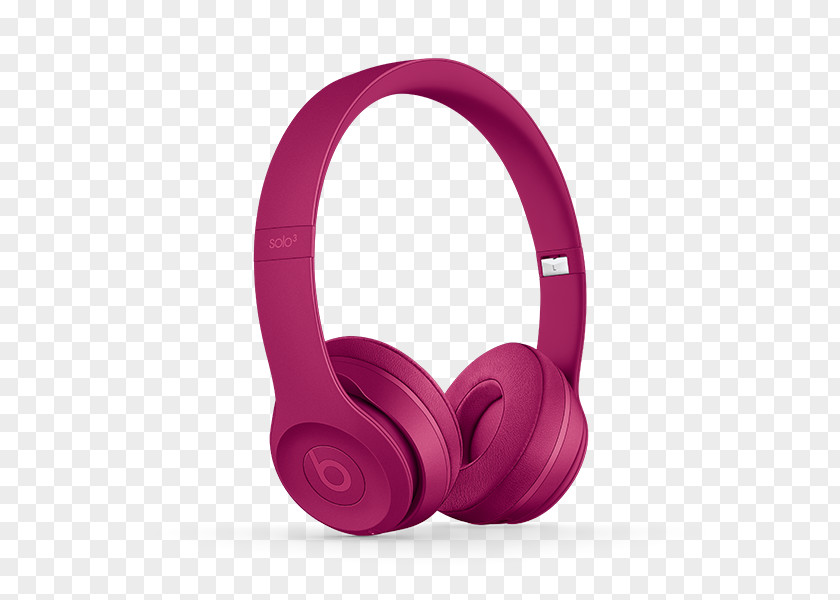 Red Beats Wireless Headset Electronics Apple Solo³ Headphones Ear PNG