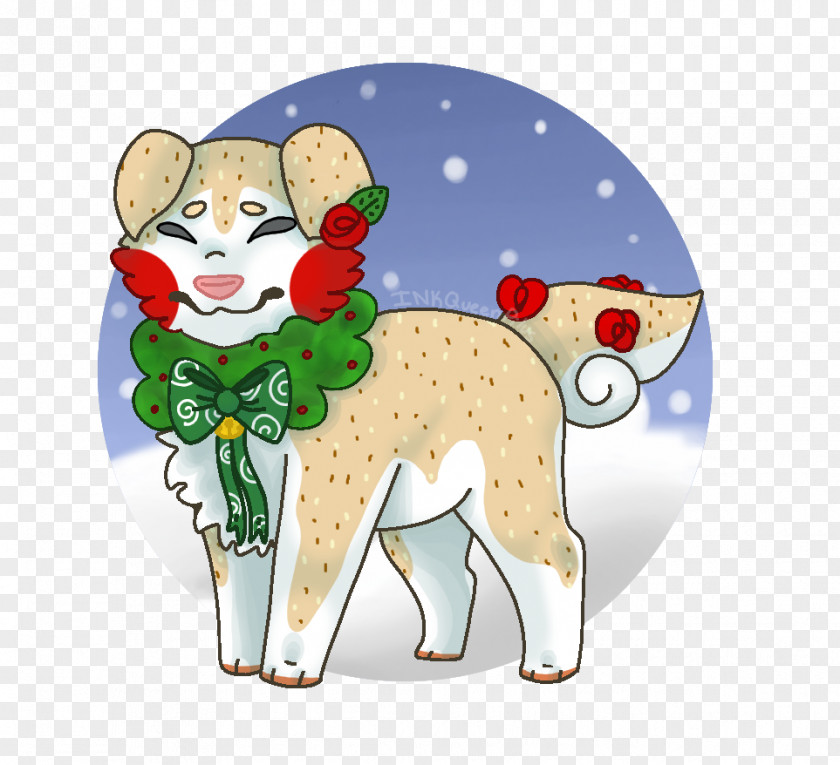 Reindeer Christmas Ornament Cartoon PNG