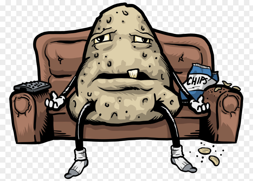 Chair Couch Potato Drawing PNG