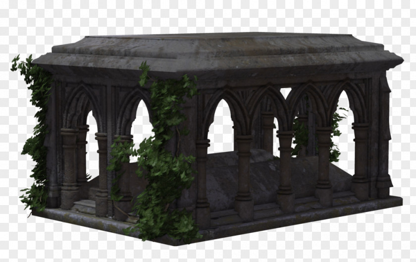 Gothic Tomb Cemetery Grave Architecture PNG