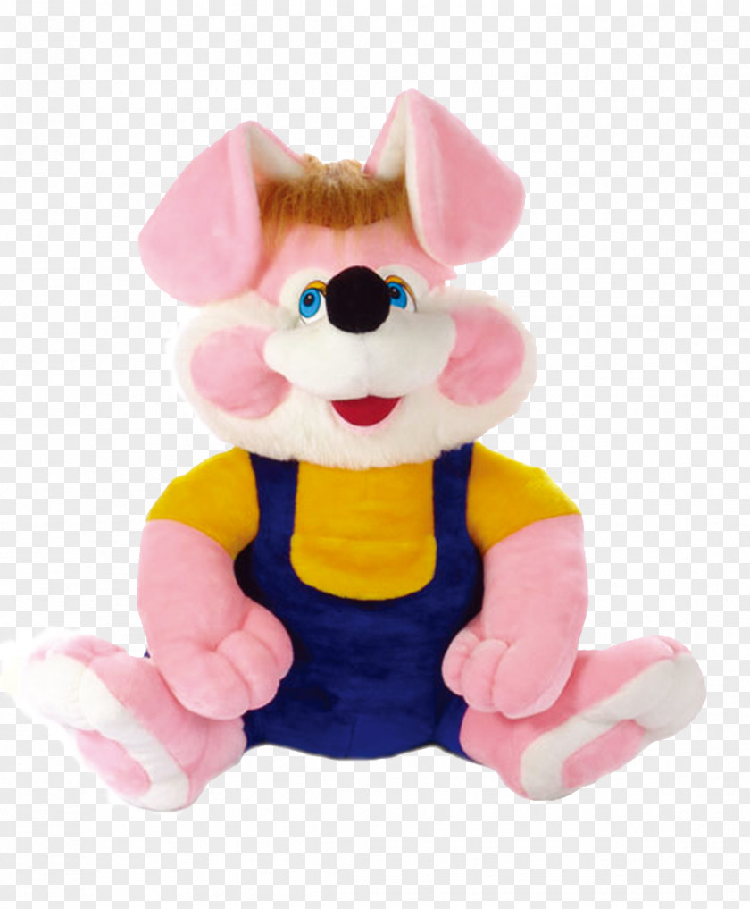 Pink Bunny Stuffed Toy Handkerchief Clip Art PNG
