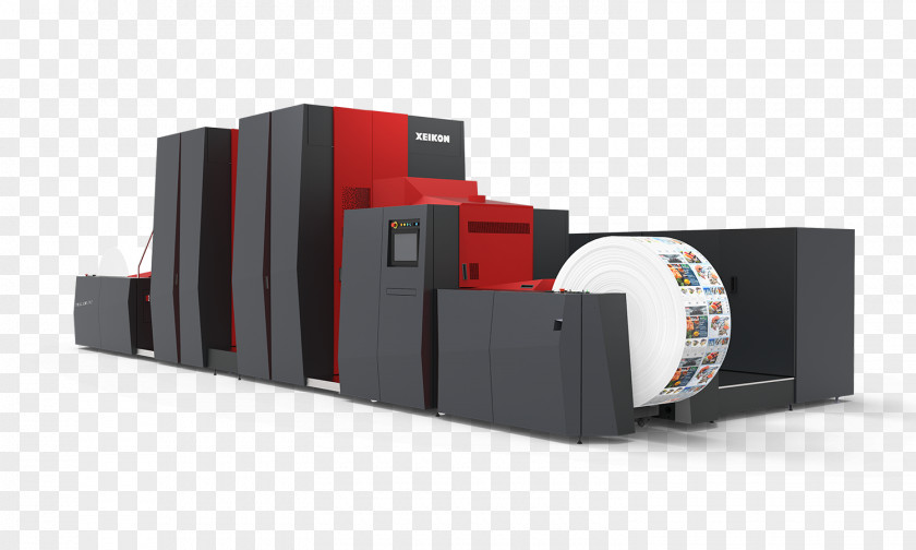 Rotary Ironing Machine Paper Digital Printing Drupa PNG