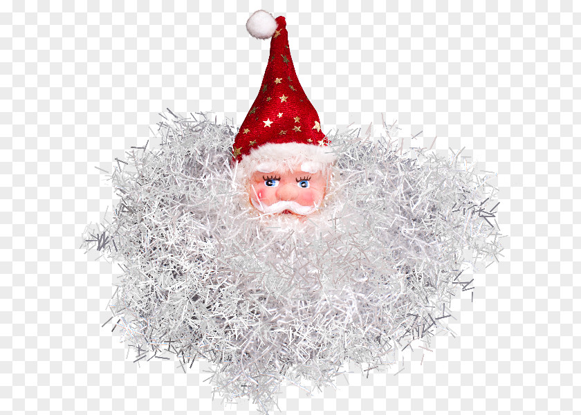Santa Claus Christmas Ornament Decoration PNG