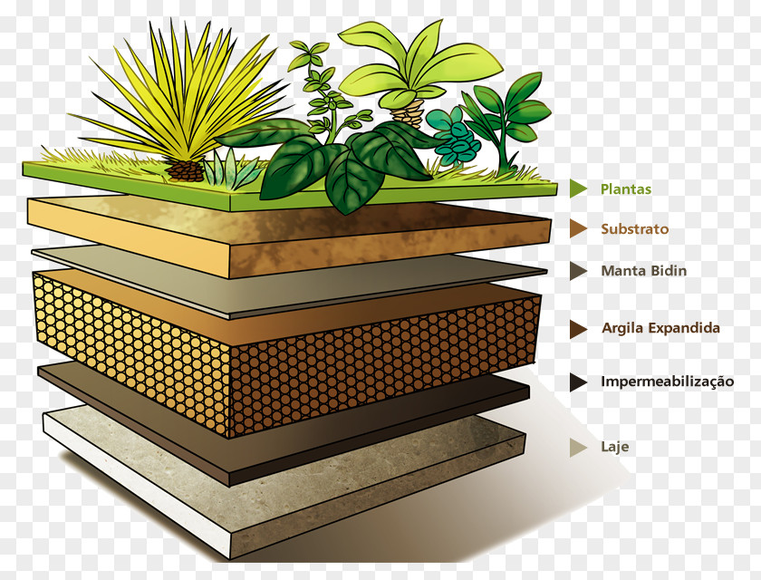 Building Green Roof Architectural Engineering Concrete Slab PNG