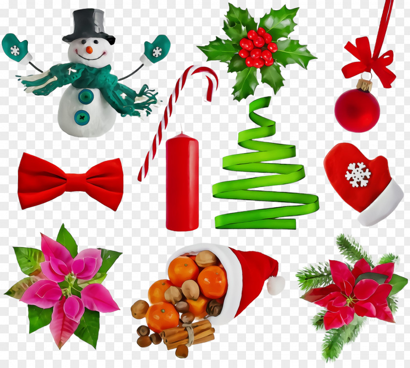 Christmas Wet Ink Clip Art PNG