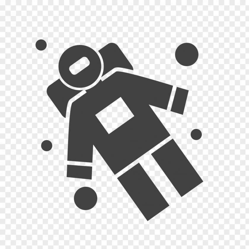 Astronaut Logo Brand .com PNG