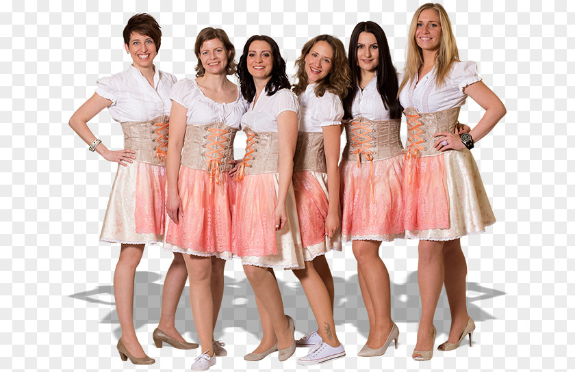 Damen Group Midnight Ladies Rosenheim Dirndl Bavarian Language MINDNIGHT PNG