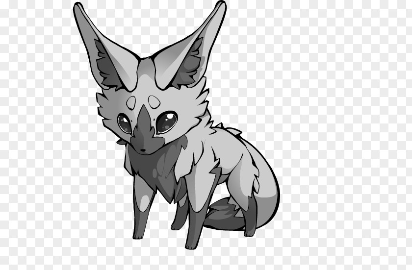 Fox Red Whiskers Gray Cat PNG
