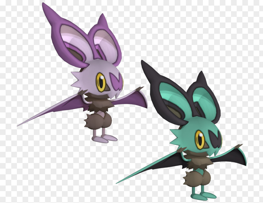 Noibat Pokémon 3D Modeling Image Eevee PNG