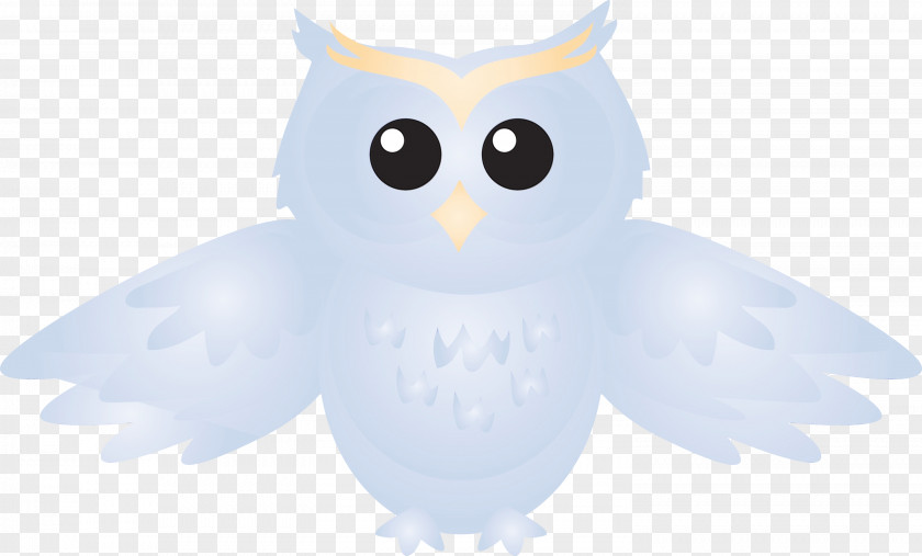 Owl Snowy Bird White Of Prey PNG