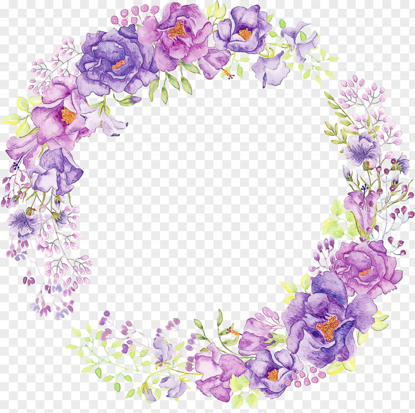 Wreath Plant Lavender PNG