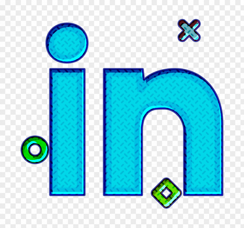 Symbol Electric Blue Brand Icon Linkedin Logo PNG