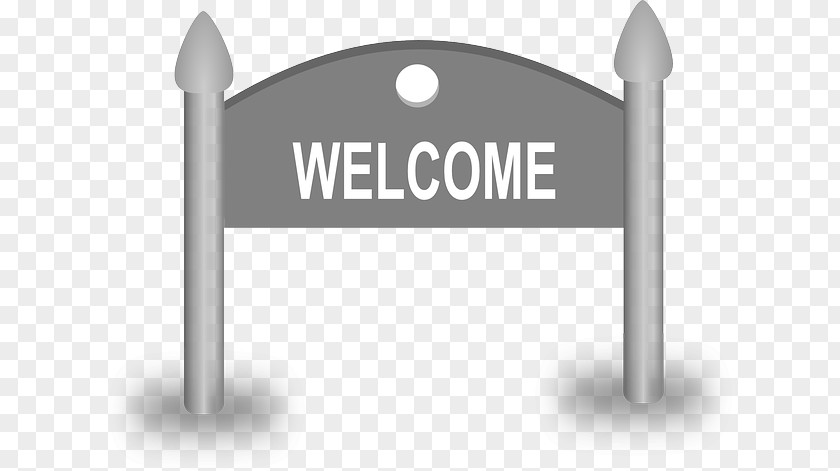 Welcome Signboard Clip Art PNG