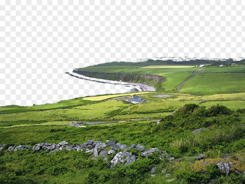 Ireland Town Landscape Thirteen Display Resolution Theme Wallpaper PNG