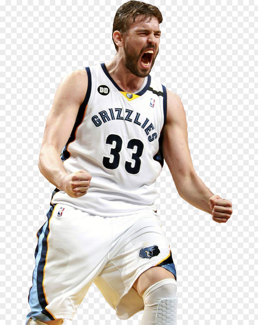 Memphis Grizzlies Marc Gasol Basketball Player Jersey PNG