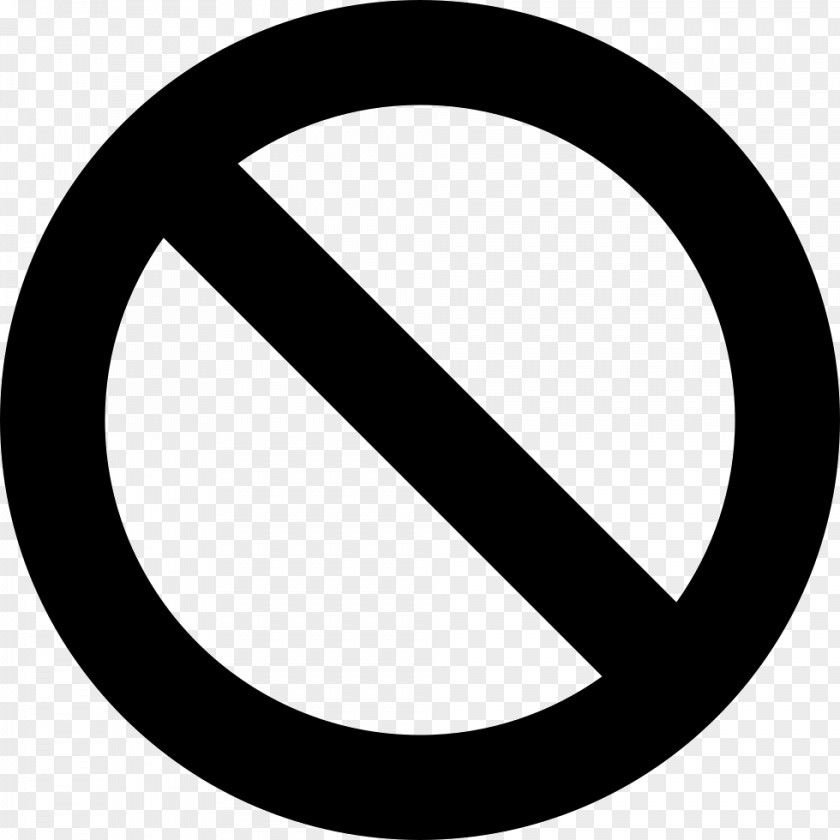 No Symbol Icon Design PNG