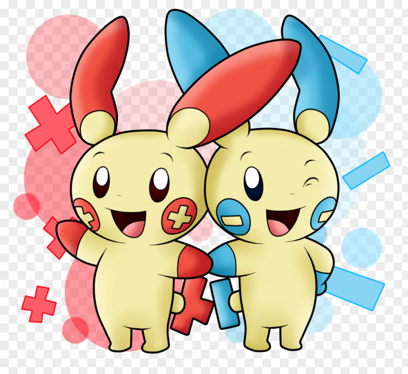 Plus And Minus Pokémon Snap Plusle Minun Battle Revolution X Y PNG