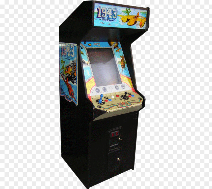 Arcade Cabinett Defender Pac-Man The Pinball 1943: Battle Of Midway Game PNG