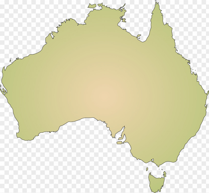 Australia World Map Clip Art PNG