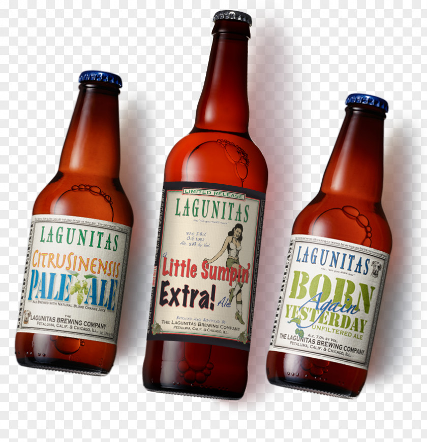 Beer Ale Lagunitas Brewing Company Charleston Taproom And Sanctuary Bottle PNG
