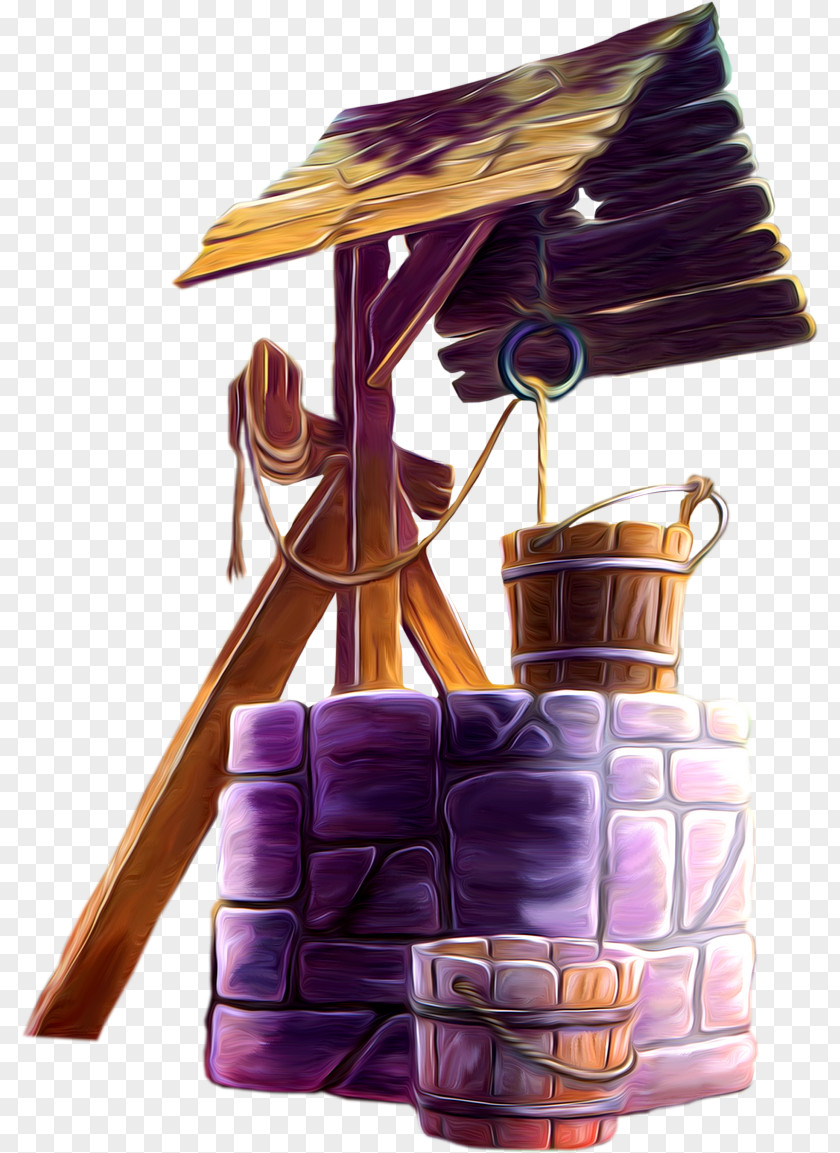 Bucket Paper Barrel Water Well PNG