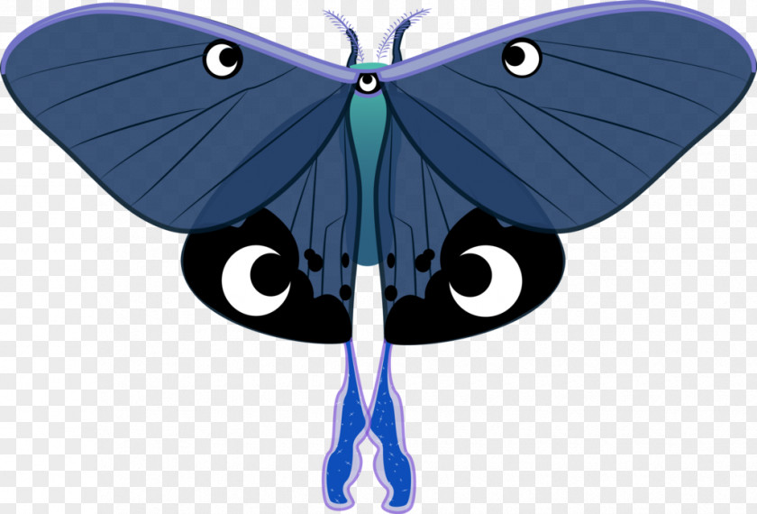 Butterfly Luna Moth Princess Pony PNG