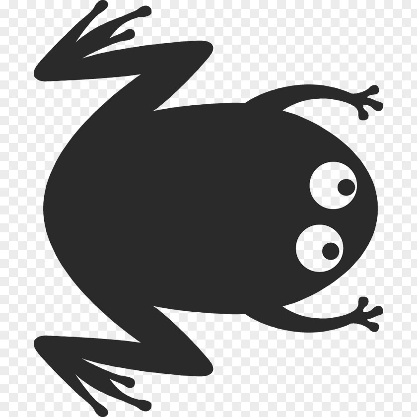 Green Frog Sticker Decal Clip Art Silhouette PNG