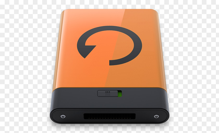 Orange Backup B Electronic Device Gadget Multimedia PNG